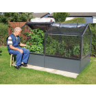 Potager de jardin surélevé de 50cm avec serre 2 modules