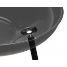 Barbecue à charbon sur roulettes camping surface cuisson 50cm