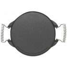 Plancha ronde reversible en fonte