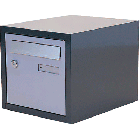 Boite à lettre securibox double face decayeux - blanc - anti-vandalisme - 122841