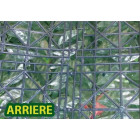 Haie de laurier rose clipsable sur mesure