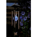 Carillon avec lampe solaire papillon