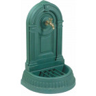 Fontaine murale de jardin empire vert antique