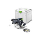 Scie circulaire à capot basculant sans fil HKC 55 EB-Basic-5,0 - FESTOOL - avec 1 batterie 18V 5.0Ah - Systainer - 577034