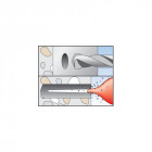 Cheville à frapper EA II FISCHER M6x30 - Boite de 100 - 48264
