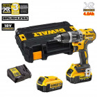 Coffret DCD796M2 perceuse visseuse à percussion DCD796 + 2 x 4,0 Ah + chargeur + TSTAK II DeWalt
