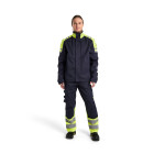 Veste hiver retardant flamme inhérent Steel Marine/Jaune-Fluo 45151519 - Taille au choix