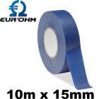 Ruban isolant pour électricien 10m x 15mm - couleur ruban isolant - scotch isolant bleu