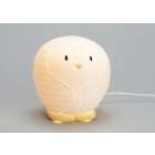 Lampe en porcelaine pingouin