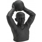 Footballeur en résine