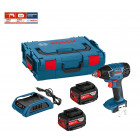 Coffret visseuse à chocs GDX 18 V-LI + 2 x 4,0 Ah + chargeur + L-Boxx 136 Bosch