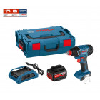 Visseuse à chocs GDX 18 V-LI sans fil + batterie 4,0 Ah + GAL1830W + L-Boxx 136 Bosch