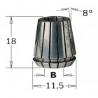 Pince elastique er11 d=4 184.040.11