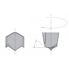 Hw-meche a tourillonner s=10x27 d=5x57.5 dr 310.050.41