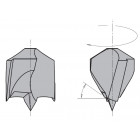 Meche a percer+frasoir hm d=8x15x57 s=10x25 gh 376.081.12