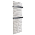 Radiateur sèche serviette électrique design ondulation