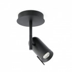 Plafonnier noir orleans 1 ampoule