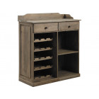 Commode comptoir en bois vieilli