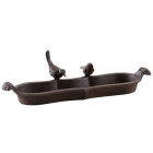 Bain d'oiseaux en fonte