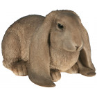 Lapin bélier en résine 33 cm
