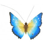 Papillon bleu en résine 18 cm Papillon bleu en résine 18 cm