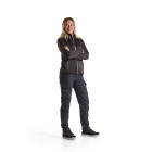 Veste tricotée femme Gris anthracite/Blanc 49122117 - Taille au choix