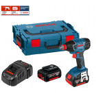 Visseuse à chocs GDX 18 V-LI + 2 batteries 5,0 Ah + GAL1880CV + L-Boxx 136 Bosch