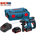 Coffret perforateur sans fil GBH 18 V-EC + 2 x 5,0 Ah + chargeur + L-Boxx 136 Bosch