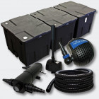 Kit de filtration de bassin 90000l 24w uvc stérilisateur pompe fontaine helloshop26 4216457