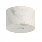 Plafonnier beige techno 1 ampoule 8 cm