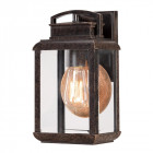 Applique byron, bronze et verre, petite