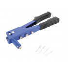 Pince à riveter aluminium + 60 rivets ø 2.4 à 4.8 mm riveteuse sertir 240 mm helloshop26 3417066