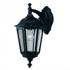 Applique alex 46 cm, en aluminium noir et verre