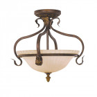 Plafonnier sonoma valley, couleur écaille de tortue, 3 ampoules