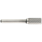 Fraise lime carbure Cylindrique en bout Denture normale brise copeaux Forme D TECHNIC (Boite brochable) - TIVOLY - Queue cylindrique Denture brise copeaux Tête carbure