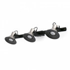applique murale nickel satiné cup 3 ampoules