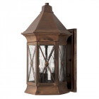 Applique brighton, laiton et verre, moyenne