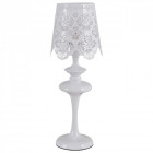 Lampe de table blanche elegance 1 ampoule 42 cm