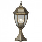 Borne d'extérieur noire street 1 ampoule 50 cm