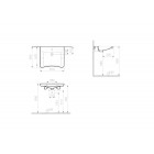 Lavabo PMR S20 Conforma Vitra – 65 cm