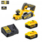 Kit DCP580P2-SK rabot DCP580 + 2 x 5,0 Ah + chargeur DeWalt