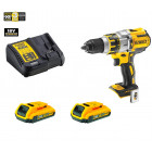 Kit DCD996D2-SK perceuse visseuse à percussion DCD996 + 2x2,0Ah + chargeur DeWalt