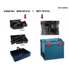Coffret de transport l-boxx 374 + calage GSA 18 V-li + calage GST 18 V-li + panier Bosch