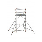 Echafaudage roulant aluminium base pliante 4.8 m, cent504715