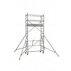 Echafaudage roulant aluminium base pliante 3.8 m, cent504714