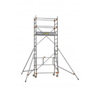 Echafaudage roulant aluminium base pliante 3.8 m, cent504734