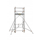 Echafaudage roulant aluminium base pliante 2.8 m, cent504733