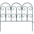 Bordure décorative en acier plastifié