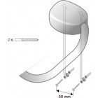 Anneau porte-serviette mural En plastique robuste