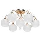 Plafonnier doré megapolis 7 ampoules 25 cm